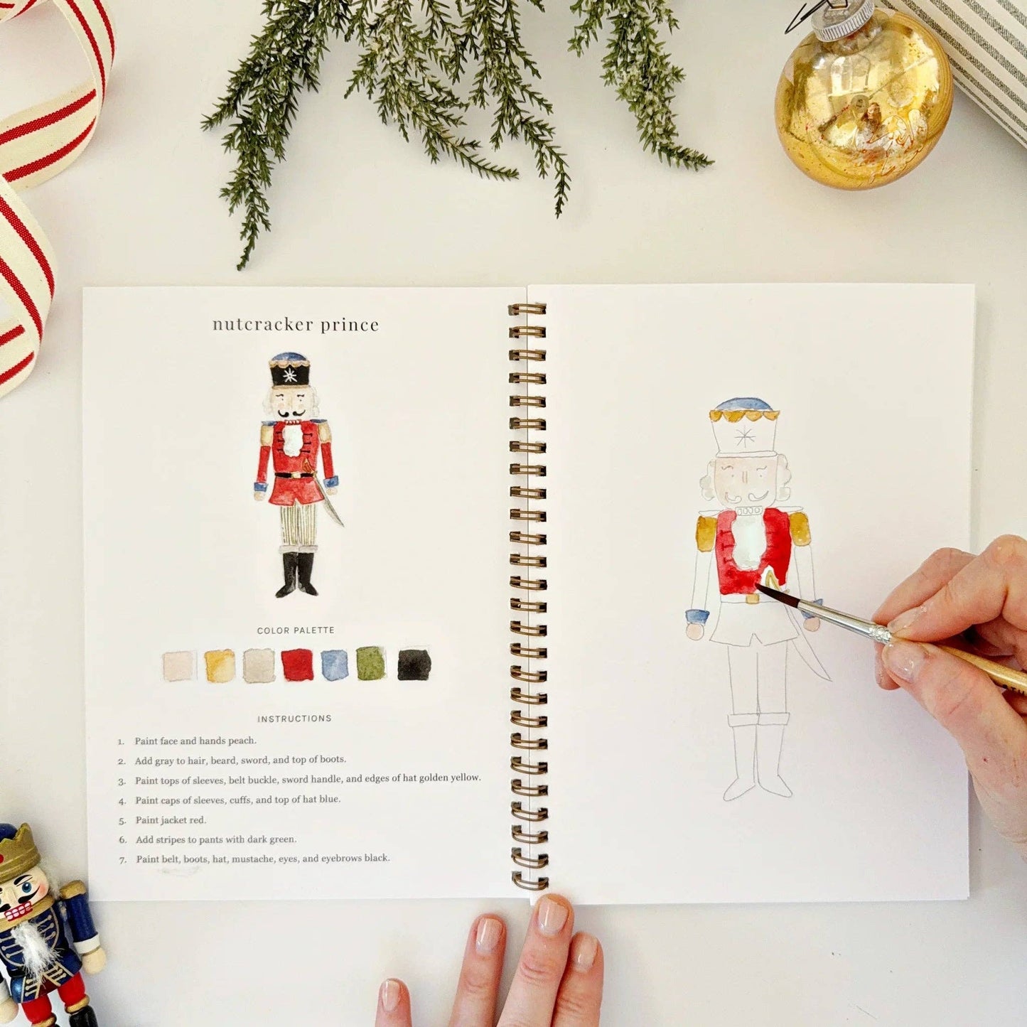 Paint-Your-Own Nutcracker Watercolor Book