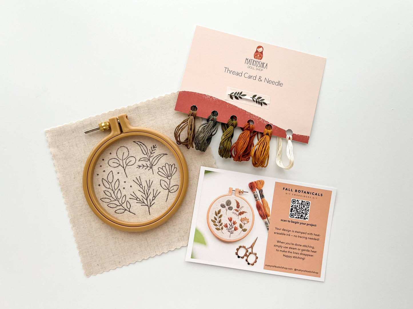 Fall Botanicals Embroidery Kit