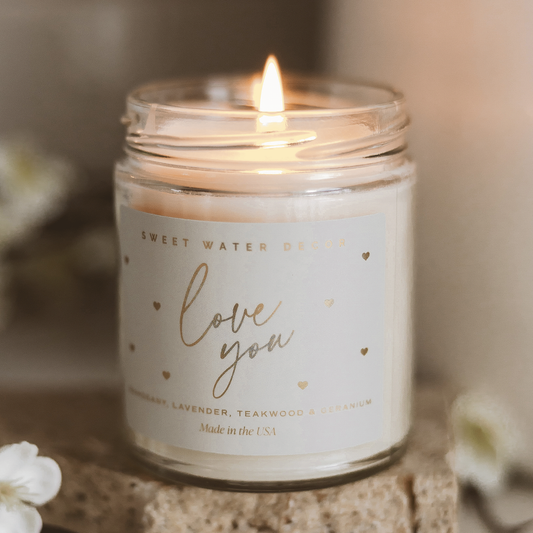 Sweet Water Decor | Love You 9 oz Candle