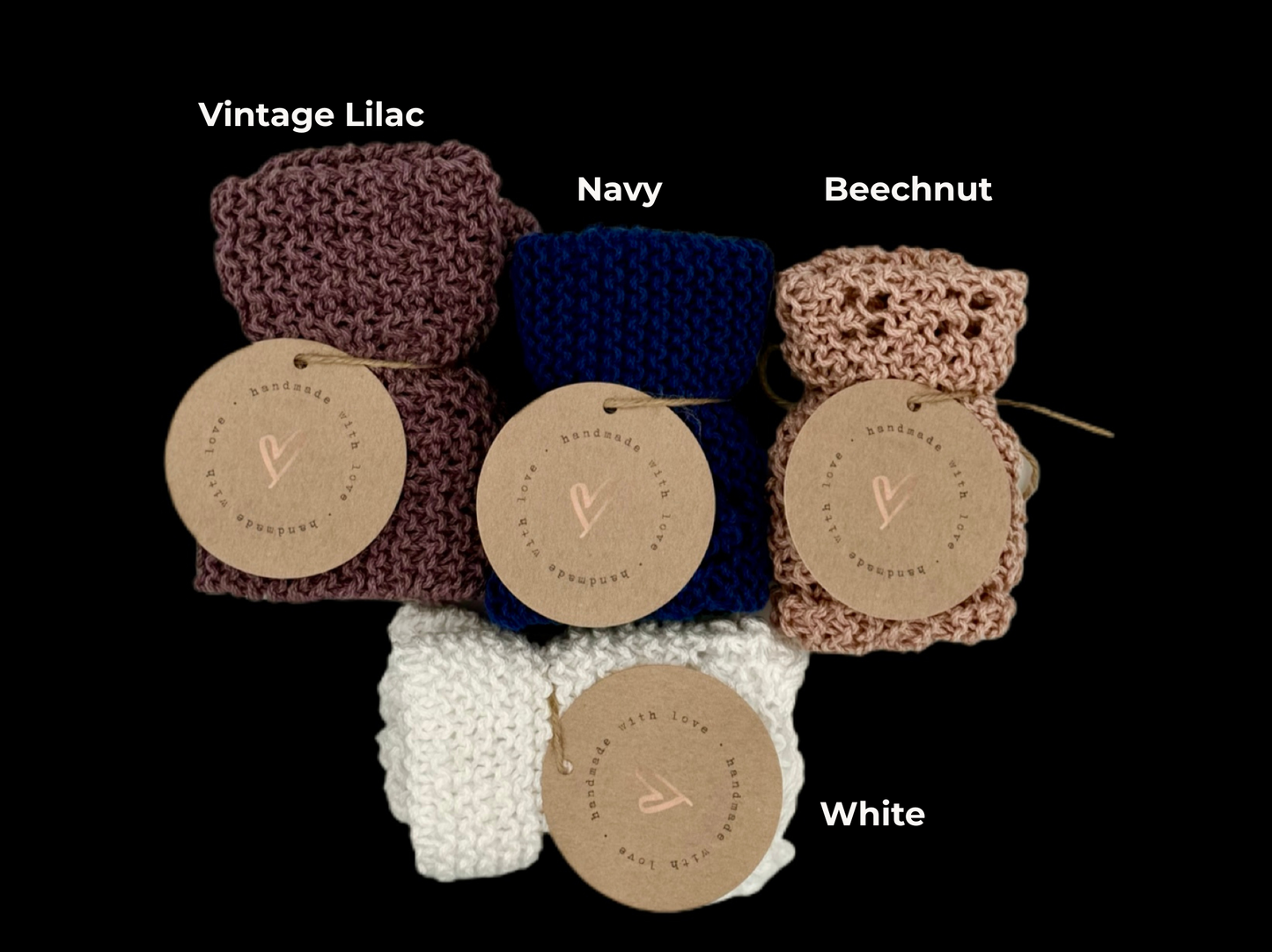 Reusable Cotton Washcloth – Handmade & Knitted