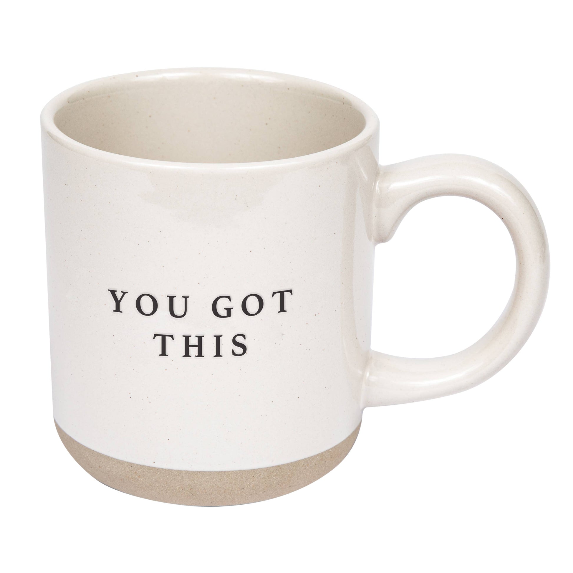 White mug with 'YOU GOT THIS' text on a white background